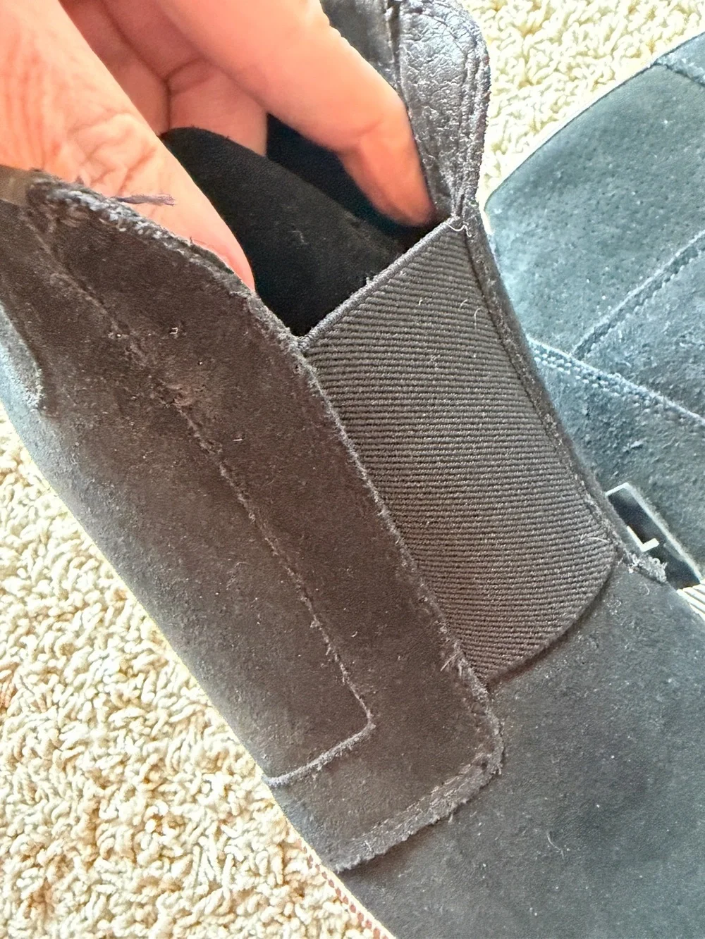 Sorel Out N About Women’s Size 11 Black Suede Wedge Pull On Boots Urban